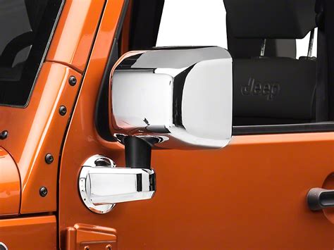jeep wrangler chrome mirror covers